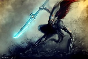 movie character illustration, Eldar, Warhammer 40,000, Howling Banshee