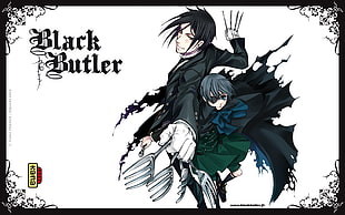 Black Butler poster, Kuroshitsuji , Black Butler, Michaelis Sebastian, Ciel Phantomhive