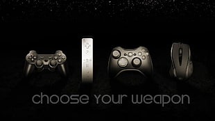 black and gray Sony PS3 controller, video games, PlayStation, Wii, X-Box HD wallpaper