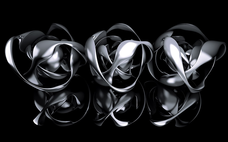 gray abstract illustration HD wallpaper