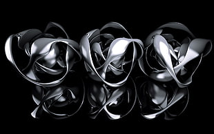gray abstract illustration HD wallpaper