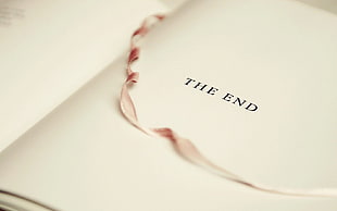 Book,  Bookmark,  The end,  Letter