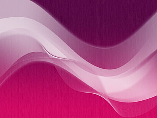 pink and white wave illustration, pink
