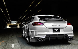 silver car, car, Porsche, Porsche Panamera, white cars HD wallpaper