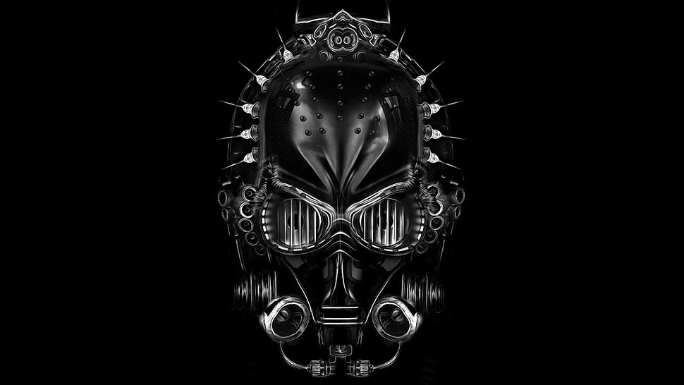 black and gray metal helmet illustration, fan art, Star Wars, C-3PO, movies HD wallpaper