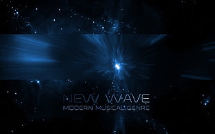 New Wave modern musical genre advertisement HD wallpaper