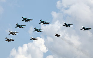 jet fighters, aircraft, jets, Sukhoi, Sukhoi Su-35