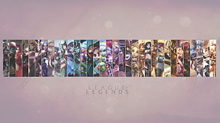League of Legends character panel wallpaper, League of Legends, video games