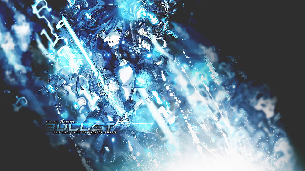 Bullet character digital wallpaper, Sword Art Online, Kirigaya Kazuto HD wallpaper