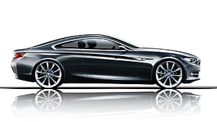 black coupe HD wallpaper