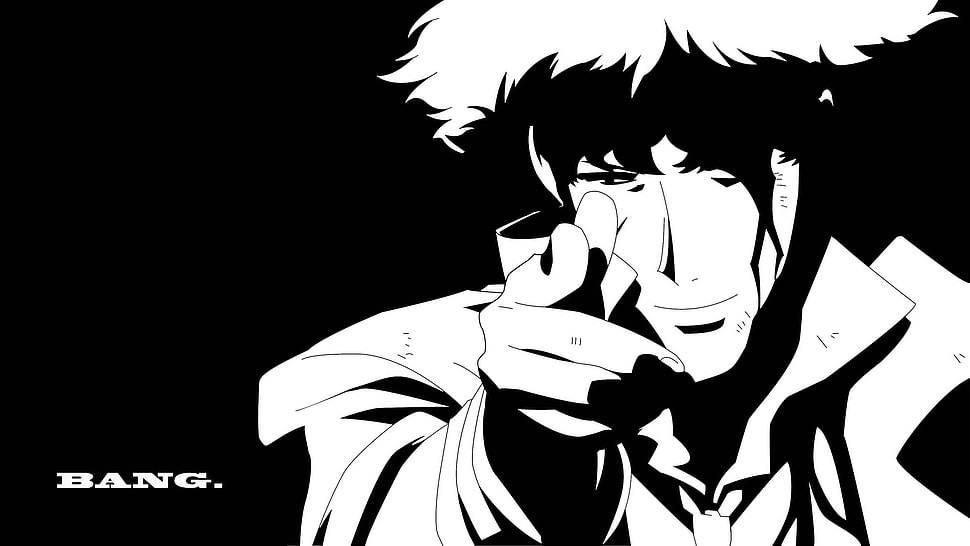 animated character illustration, Cowboy Bebop, Spike Spiegel, anime, anime vectors HD wallpaper