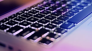 closeup photo of laptop keyboard