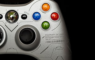 white and gray Microsoft Xbox 360 controller, Xbox, controllers, video games, consoles