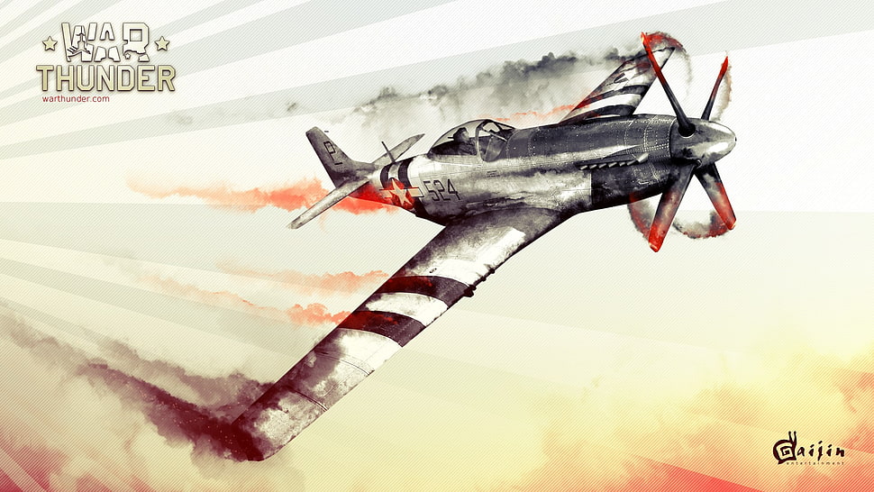 black and red compound bow, War Thunder, airplane, Gaijin Entertainment, video games HD wallpaper
