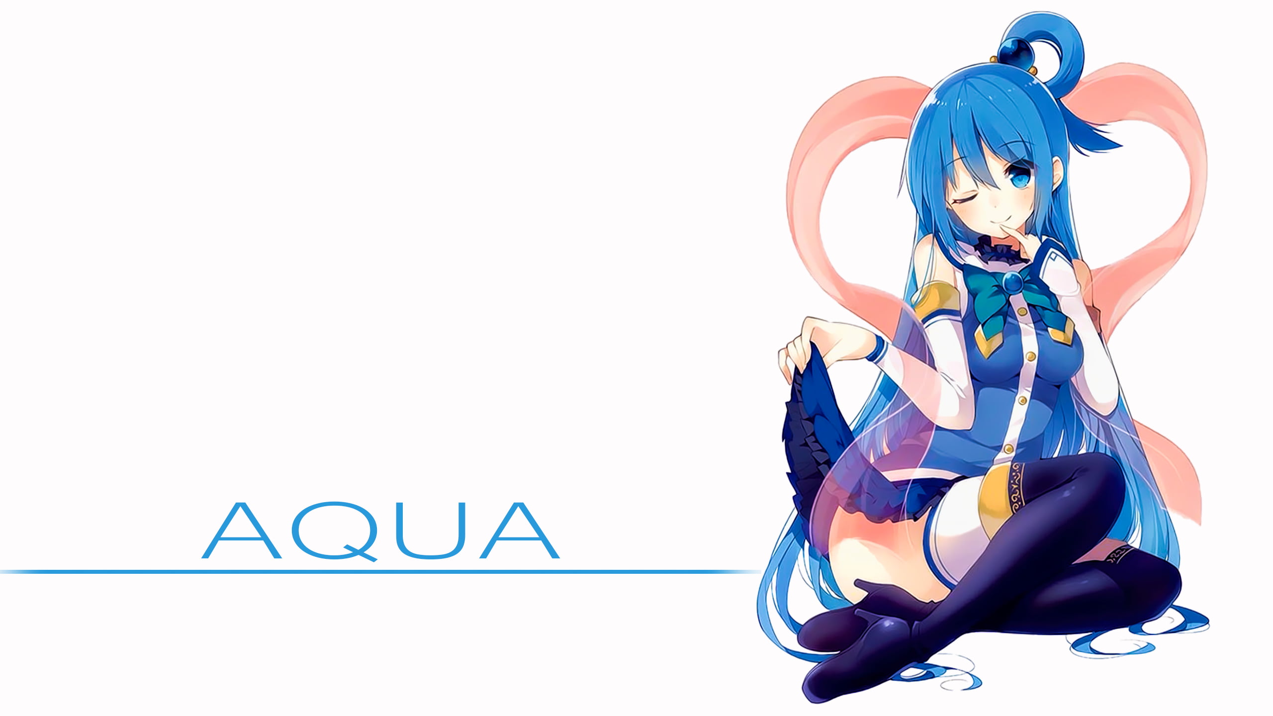 Aqua anime character, Aqua (KonoSuba), Kono Subarashii Sekai ni Shukufuku wo!