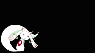 white cat clip art, Mahou Shoujo Madoka Magica, Kyuubey