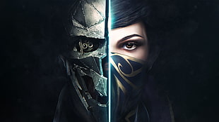 Templar Assassin collage, dishonored 2, Corvo, video games