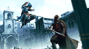 Assassin's Creed digital wallpaper, video games, assassins 
