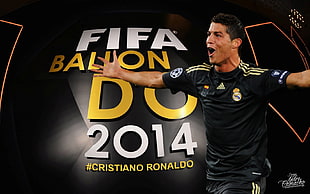 Cristiano Ronaldo, Cristiano Ronaldo, FIFA, Ballon d'Or, photo manipulation HD wallpaper