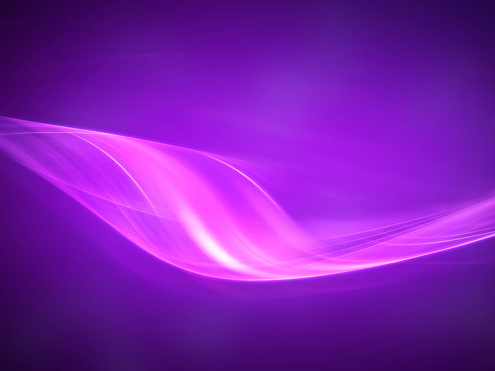 purple wave digital wallpaper HD wallpaper