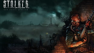 Stalker graphic cover, S.T.A.L.K.E.R., video games HD wallpaper