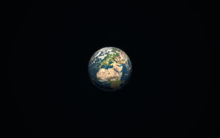 earth photo, Earth, space, CGI, space art HD wallpaper