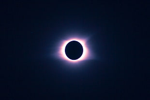 solar eclipse, Eclipse, Moon, Sun HD wallpaper