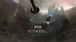 Eve Citadel digital wallpaper, EVE Online, EVE online citadel, ccp