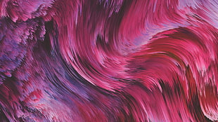 pink and purple abstract painting, Aeforia, abstract, lines, pixel sorting