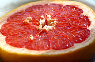 orange and red sliced fruit, grapefruit