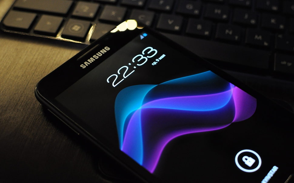 black Samsung turn on HD wallpaper