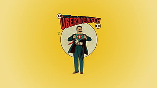 Ubermensch digital wallpaper, Superman, artwork