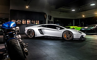 silver Lamborghini sports car, Novitec, Novitec Torado, Lamborghini Aventador NL2, Lamborghini HD wallpaper