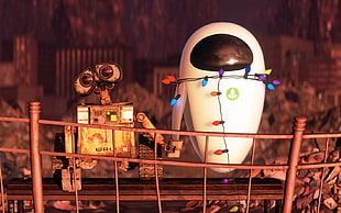 Wall-E and Eva movie still photography, WALL·E, Pixar Animation Studios, Disney Pixar, WALL-E