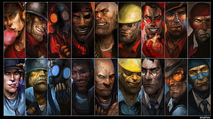 gaming character wallpaper, Team Fortress 2 HD wallpaper