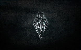 The Elder Scrolls 5 Skyrim logo HD wallpaper
