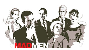 Mad Men poster, Mad Men, smoking