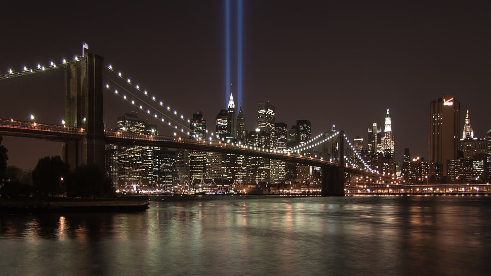 Brooklyn Bridge, New York City, New York City, Never Forget HD wallpaper