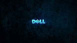 Dell lofo, dark, blue, Dell HD wallpaper