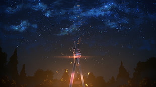starry sky illustration