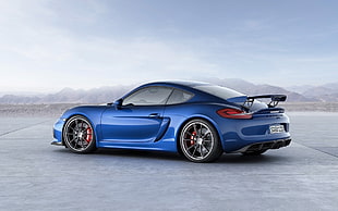 blue and black convertible coupe, Porsche, Porsche Cayman GT4, Porsche  Cayman, blue cars