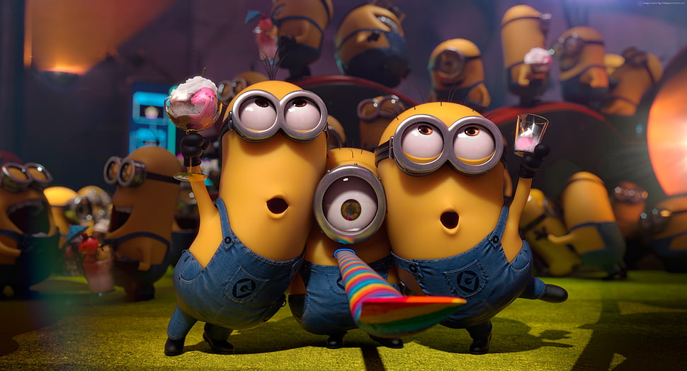 Despicable Me Minions digital wallpaper HD wallpaper