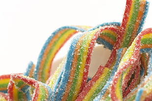 rainbow strap candy
