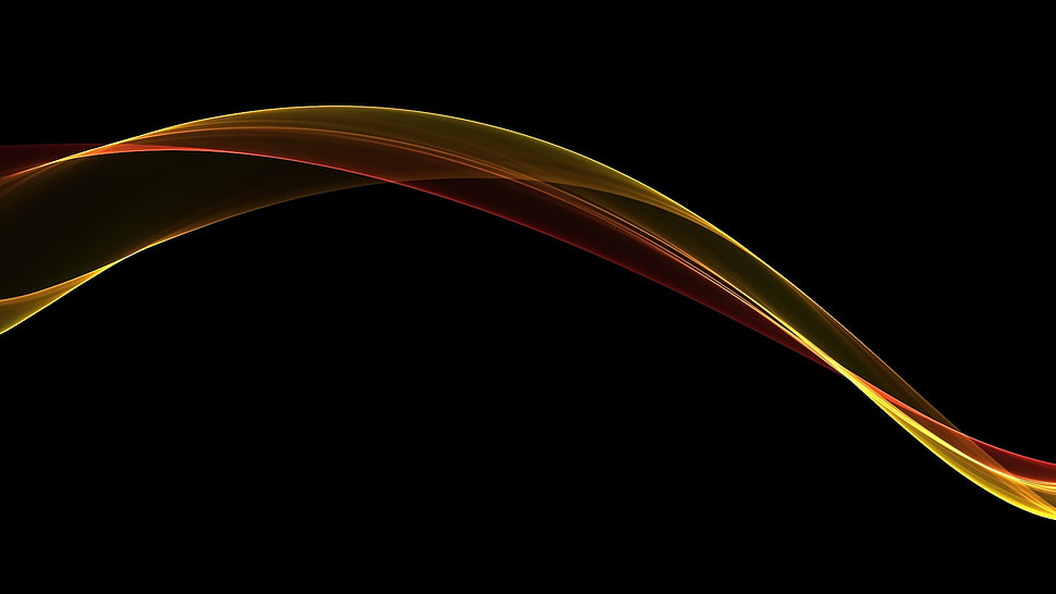 red and yellow rays abstract wallpaper HD wallpaper