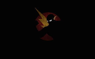 Flash illustration, DC Comics, The Flash, minimalism HD wallpaper