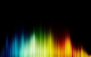 multicolored abstract illustration, colorful, abstract, spectrum, audio spectrum