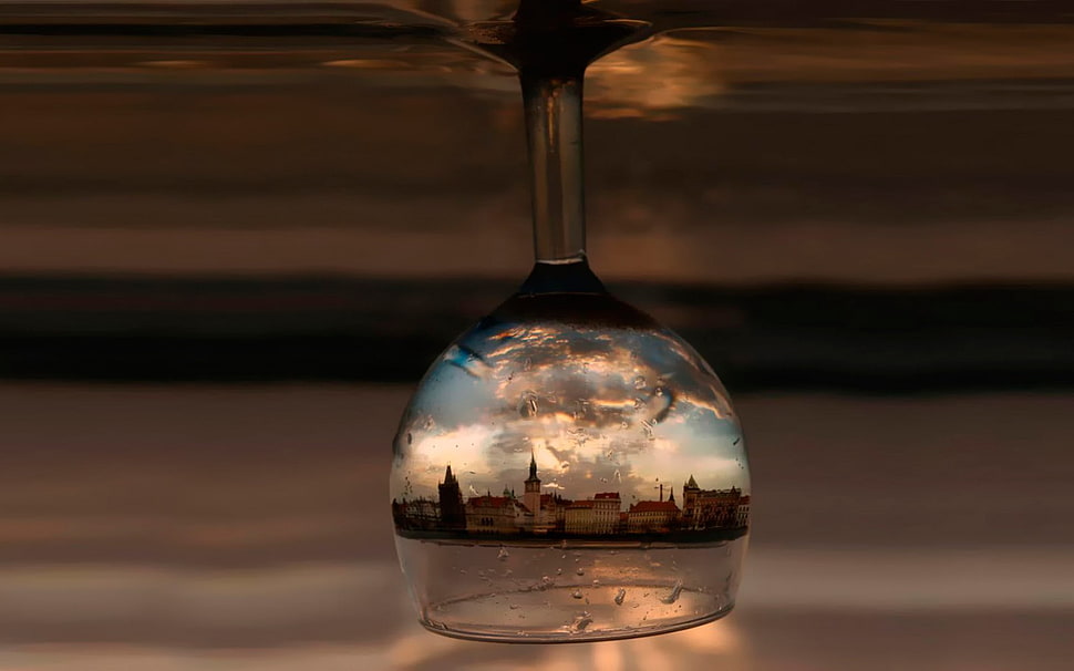clear glass jar with lid, digital art HD wallpaper