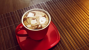coffee latte art HD wallpaper