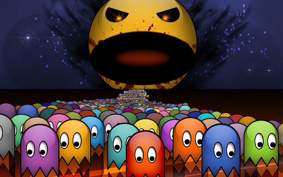 Pac Man wallpaper, Pac-Man , video games HD wallpaper