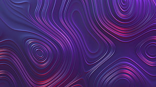 purple and red abstract painting, abstract, wavy lines, swirl, swirls